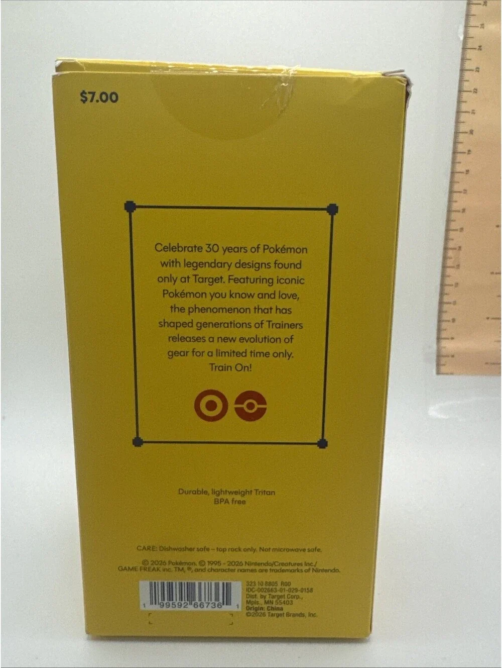 Pokemon Pikachu 30th Anniversary Target Exclusive Tritan Tumbler Yellow Cup NEW